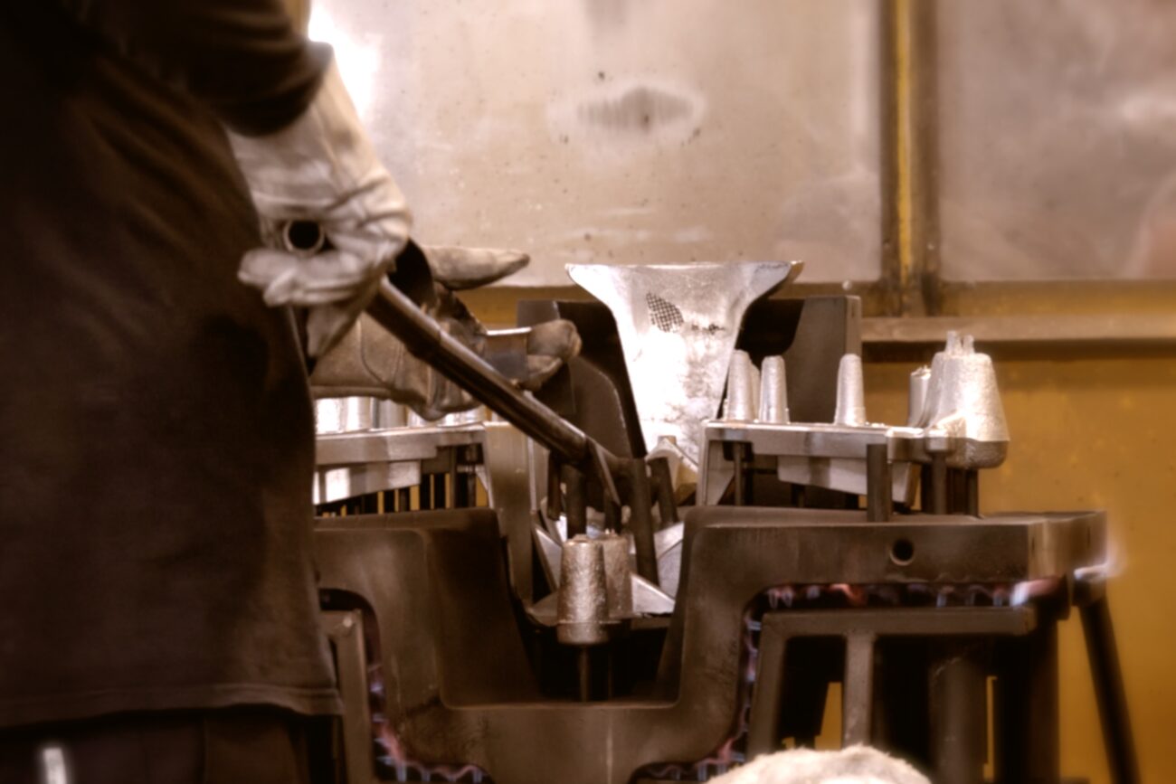Fonderia in conchiglia di gravità